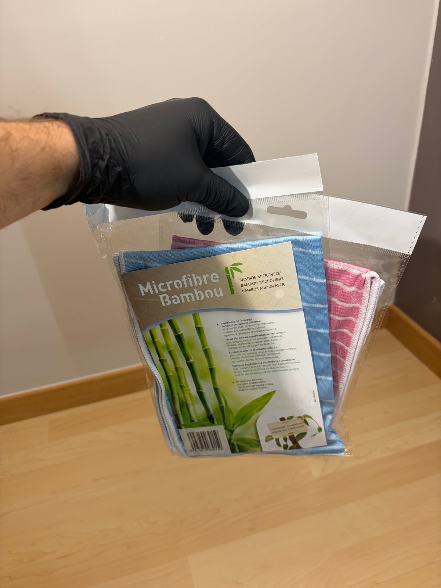 Microfibre Bambou. Pour miroir sans trace. (48x36cm)