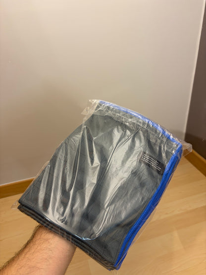 5 Microfibres carbone. Bleu. (40x50 cm)