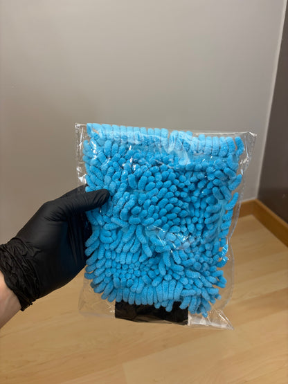 Gant de lavage Microfibre "Rasta". Ultra doux.