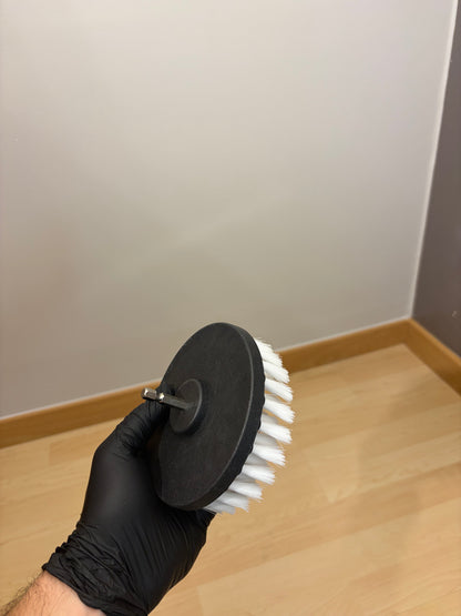 Lots de 4 brosses pour visseuse. (Poils doux -> Textiles)