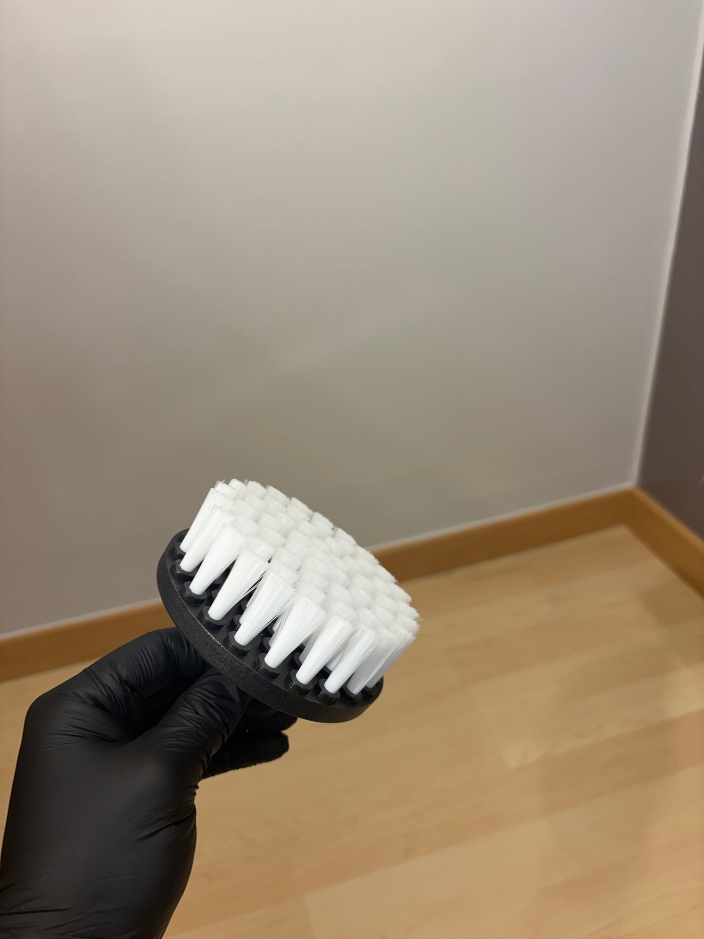 Lots de 4 brosses pour visseuse. (Poils doux -> Textiles)